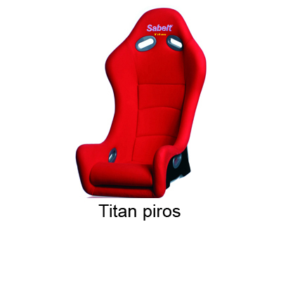 Versenyülés, Titan, piros