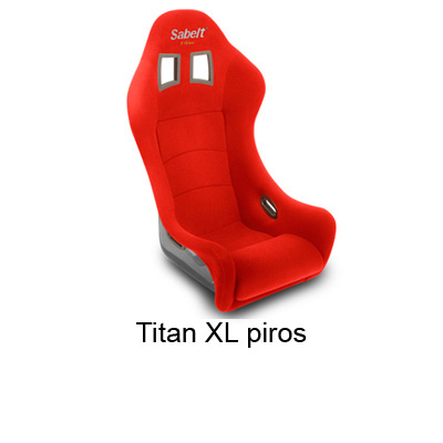Versenyülés, Titan XL, piros