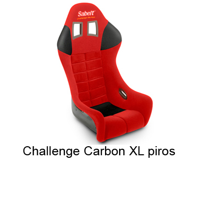 Versenyülés, CHALLENGE CARBON XL, piros