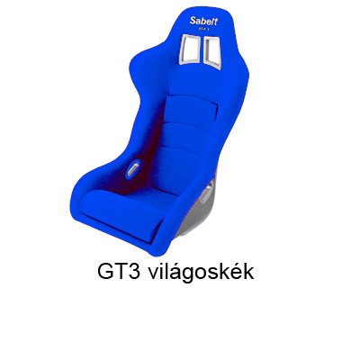 Versenyülés, GT3, világoskék