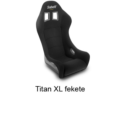 Versenyülés, Titan XL, fekete