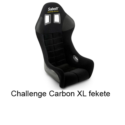 Versenyülés, CHALLENGE CARBON XL, fekete