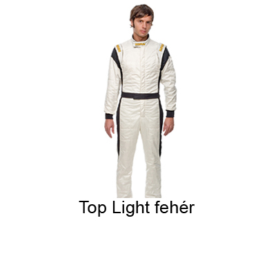 Verseny overall, fehér