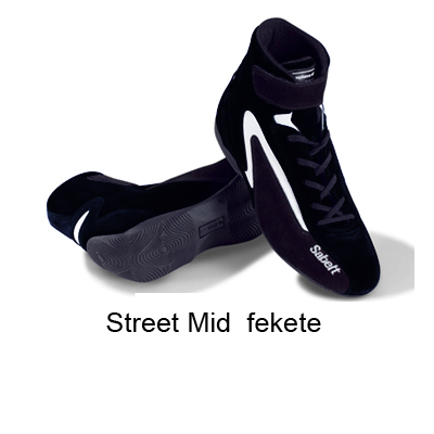 Versenycipő, Street Mid, fekete