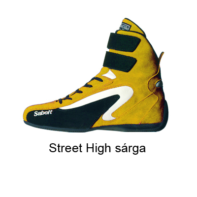 Versenycipő, Street High, sárga/fekete