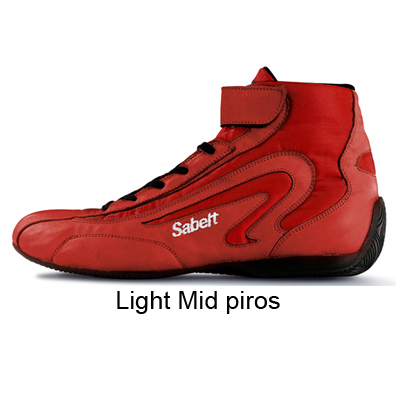 Versenycipő, Light Mid, piros