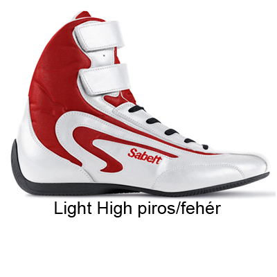 Versenycipő, Light High, fehér/piros