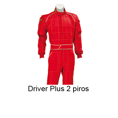Verseny overall, Driver Plus 2, piros