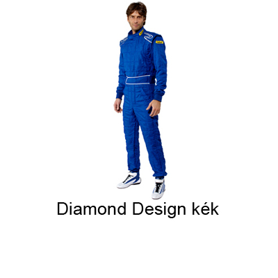 Verseny overall, Diamond Desing, kék