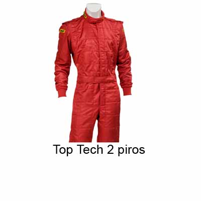 Verseny overall, Top Tech 2, piros